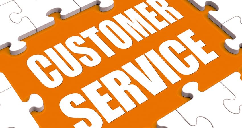 Customer service team on a support call